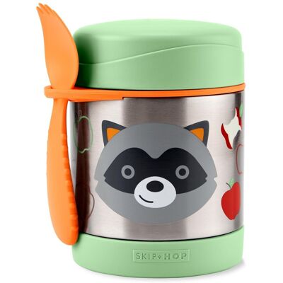 SKIP HOP Zoo Termoska na jedlo s lyžičko/vidličkou Mýval 325 ml, 3r+ SKIP HOP Zoo Termoska na jedlo s lyžičko/vidličkou Mýval 325 ml, 3r+