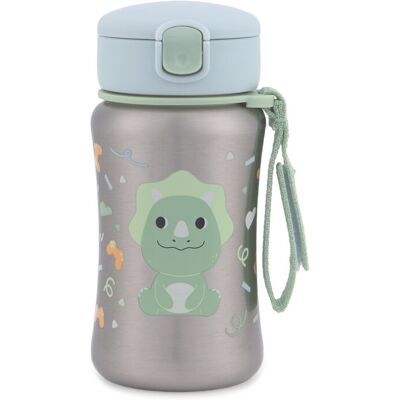 SKIP HOP Fľaša so slamkou na vodu nerez Besties Squad Dino 12m+ SKIP HOP Fľaša so slamkou na vodu nerez Besties Squad Dino 12m+