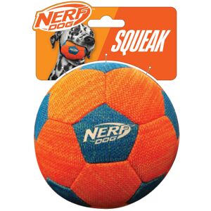 NERF DOG Hračka pre psov X-pletená pískacia futbalová lopta 12,5 cm NERF DOG Hračka pre psov X-pletená pískacia futbalová lopta 12,5 cm