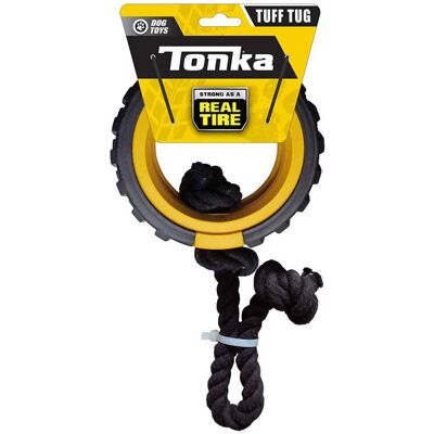 NERF CAT TONKA Hračka pre psov gumové mega ťahadlo s lanom a vložkou 38 cm NERF CAT TONKA Hračka pre psov gumové mega ťahadlo s lanom a vložkou 38 cm
