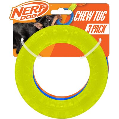 NERF DOG Hračka pre psov 3 ks priehľadných kruhov so spikami EXO 12,5 cm NERF DOG Hračka pre psov 3 ks priehľadných kruhov so spikami EXO 12,5 cm