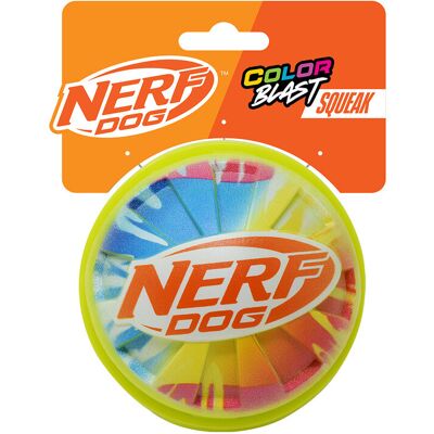 NERF DOG Hračka pre psov pískacia loptička s farebným úchopom 10 cm NERF DOG Hračka pre psov pískacia loptička s farebným úchopom 10 cm