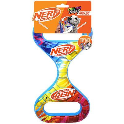 NERF DOG Hračka pre psov rotujúce ťahadlo Infinity s farebným úchopom 27 cm NERF DOG Hračka pre psov rotujúce ťahadlo Infinity s farebným úchopom 27 cm
