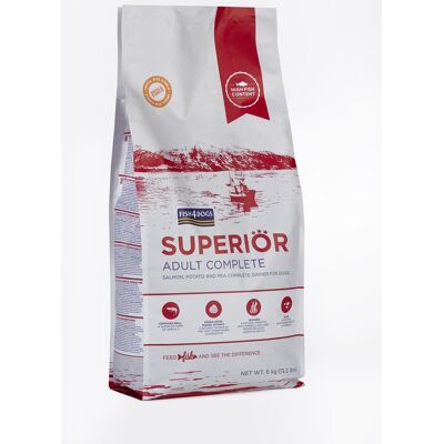 FISH4DOGS Granule malé pre dospelých psov Superior losos so zemiakmi 6 kg FISH4DOGS Granule malé pre dospelých psov Superior losos so zemiakmi 6 kg