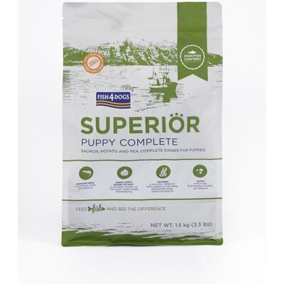 FISH4DOGS Granule malé pre šteniatka Superior losos so zemiakmi 1,5 kg FISH4DOGS Granule malé pre šteniatka Superior losos so zemiakmi 1,5 kg