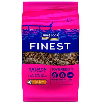 FISH4DOGS Granule pre psov extra malé Finest losos so zemiakmi 1,5kg, 1+ FISH4DOGS Granule pre psov extra malé Finest losos so zemiakmi 1,5kg, 1+