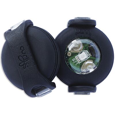 CURLI Luumi LED bezpečnostné svetielko na obojok BLACK CURLI Luumi LED bezpečnostné svetielko na obojok BLACK