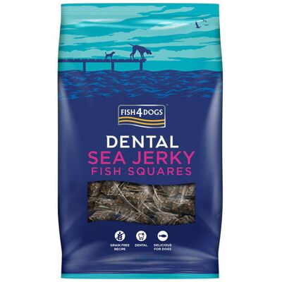 FISH4DOGS Maškrty pre psov DENTAL SEA morská ryba - štvorčeky 575 g FISH4DOGS Maškrty pre psov DENTAL SEA morská ryba - štvorčeky 575 g