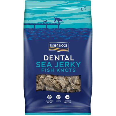 FISH4DOGS Maškrty pre psov DENTAL SEA morská ryba - uzlíky 500 g FISH4DOGS Maškrty pre psov DENTAL SEA morská ryba - uzlíky 500 g