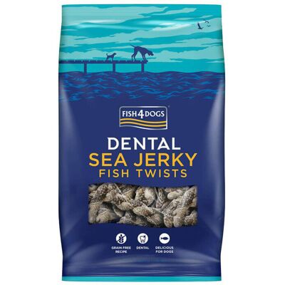 FISH4DOGS Maškrty pre psov DENTAK SEA morská ryba - závitky 500g FISH4DOGS Maškrty pre psov DENTAK SEA morská ryba - závitky 500g