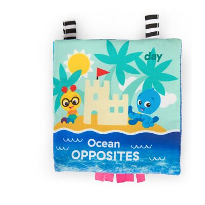 BABY EINSTEIN Mäkká kniha plná aktivít Ocean Opposites™, 0m+ BABY EINSTEIN Mäkká kniha plná aktivít Ocean Opposites™, 0m+
