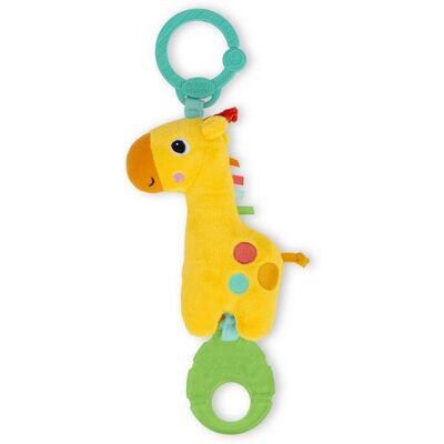 BRIGHT STARTS Hračka s melódiou na C krúžku Tug Tunes™ žirafa 0m+ BRIGHT STARTS Hračka s melódiou na C krúžku Tug Tunes™ žirafa 0m+
