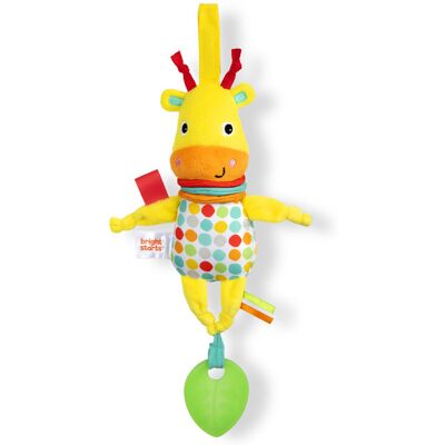 BRIGHT STARTS Hračka s melódiou na C krúžku Pull, Play & Boogie™ žirafa 0m+ BRIGHT STARTS Hračka s melódiou na C krúžku Pull, Play & Boogie™ žirafa 0m+