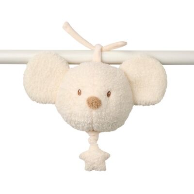 NATTOU Hračka hudobná Teddy myška 16 cm, 0m+ NATTOU Hračka hudobná Teddy myška 16 cm, 0m+