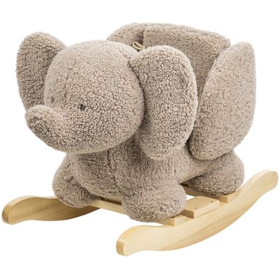 NATTOU Hojdačka Teddy plyš sloník taupe 10m+ NATTOU Hojdačka Teddy plyš sloník taupe 10m+