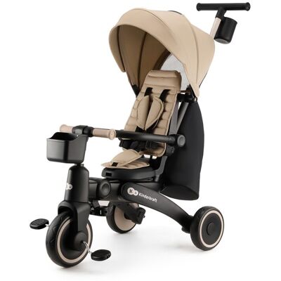 KINDERKRAFT Detská trojkolka Jazz 2 Beige KINDERKRAFT Detská trojkolka Jazz 2 Beige