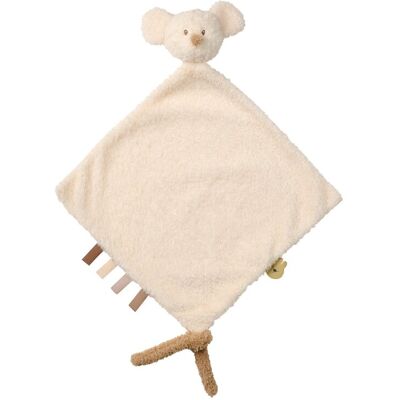 NATTOU Maznáčik plyšový maxi Teddy myška 28 x 28 cm, 0m+ NATTOU Maznáčik plyšový maxi Teddy myška 28 x 28 cm, 0m+