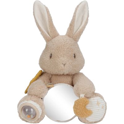 LITTLE DUTCH Králiček plyšový s aktivitami Newborn Naturals LITTLE DUTCH Králiček plyšový s aktivitami Newborn Naturals