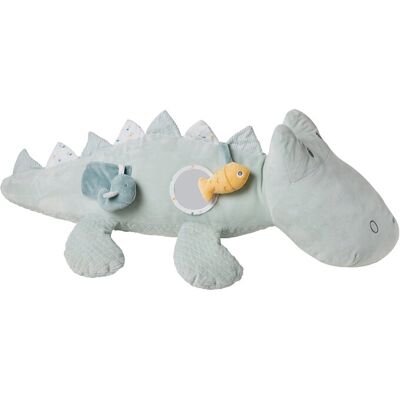 NATTOU Hračka plyšová s 12 aktivitami krokodíl Romeo 90x25 cm Romeo, Jules & Sally NATTOU Hračka plyšová s 12 aktivitami krokodíl Romeo 90x25 cm Romeo, Jules & Sally