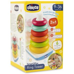 CHICCO Veža stohovacia s krúžkami 9m+ CHICCO Veža stohovacia s krúžkami 9m+
