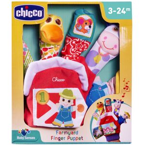 CHICCO Maňuška na ruku so zvukmi Farma 3m+ CHICCO Maňuška na ruku so zvukmi Farma 3m+