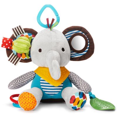 SKIP HOP Hračka aktívna na C krúžku Bandana Buddies Sloník 0m+ SKIP HOP Hračka aktívna na C krúžku Bandana Buddies Sloník 0m+