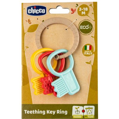 CHICCO Hryzačka Kľúče Eco+ 3m+ CHICCO Hryzačka Kľúče Eco+ 3m+
