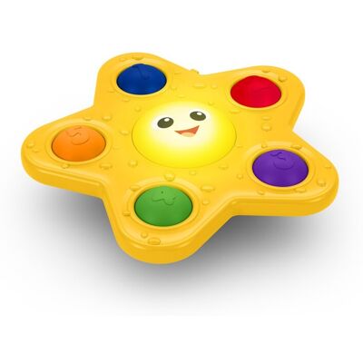 BABY EINSTEIN Hračka aktívna s prísavkou Pop & Glow Starfish™ 6m+ BABY EINSTEIN Hračka aktívna s prísavkou Pop & Glow Starfish™ 6m+