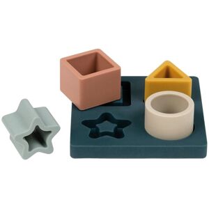 NATTOU Hračka vkladačka silikónová Dark 12x12 cm NATTOU Hračka vkladačka silikónová Dark 12x12 cm