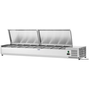 Royal Catering Chladiaca nadstavba - 200 x 39 cm - 9 gastronádob GN 1/3 RCKV-200/39-S9