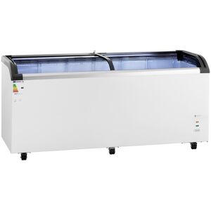 Truhlicová mraznička - 545 L - Royal Catering - sklenené dvierka RCFZ-545G