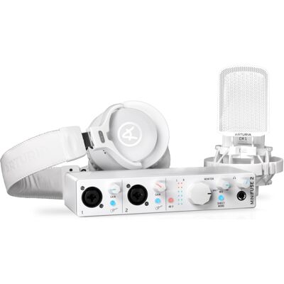 Arturia MiniFuse Recording Pack White Arturia MiniFuse Recording Pack White