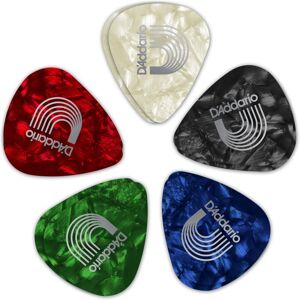 D'Addario Classic Pearl Celluloid Picks Medium D'Addario Classic Pearl Celluloid Picks Medium