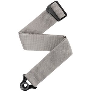 D'Addario Auto Lock Polypro Guitar Strap Silver D'Addario Auto Lock Polypro Guitar Strap Silver