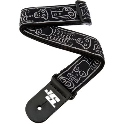 D'Addario Joe Satriani Strap Skull n' Bones D'Addario Joe Satriani Strap Skull n' Bones