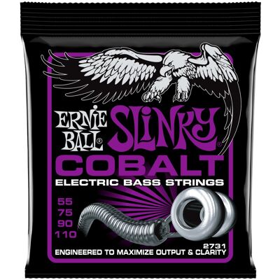 Ernie Ball 2731 Power Slinky Cobalt Electric Bass 55-110 Ernie Ball 2731 Power Slinky Cobalt Electric Bass 55-110