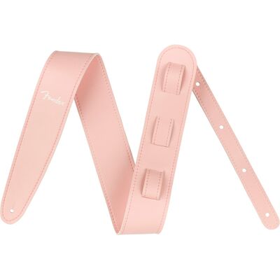 Fender Vegan Leather Strap Shell Pink 2.5" Fender Vegan Leather Strap Shell Pink 2.5"