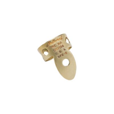 D'Addario National Brass Finger Picks - 4 pack D'Addario National Brass Finger Picks - 4 pack