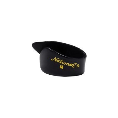 D'Addario National Celluloid Thumb Picks, Medium Black - 4 pack D'Addario National Celluloid Thumb Picks, Medium Black - 4 pack