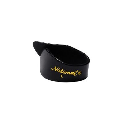 D'Addario National Celluloid Thumb Picks, Large Black - 4 pack D'Addario National Celluloid Thumb Picks, Large Black - 4 pack