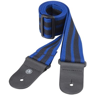 D'Addario Guitar Strap Black & Blue D'Addario Guitar Strap Black & Blue