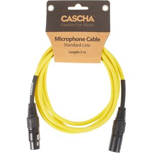 Cascha Standard Line Mic Cable Yellow 2m Cascha Standard Line Mic Cable Yellow 2m