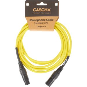 Cascha Standard Line Mic Cable Yellow 3m Cascha Standard Line Mic Cable Yellow 3m