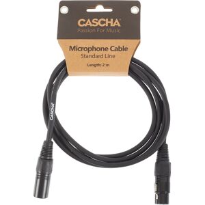 Cascha Standard Line Mic Cable Black 2m Cascha Standard Line Mic Cable Black 2m