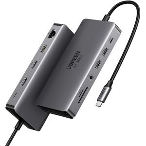 Ugreen 15965 11-in-1 USB-C Hub (10Gbps USB 3.2, Dual HDMI) Ugreen 15965 11-in-1 USB-C Hub (10Gbps USB 3.2, Dual HDMI)