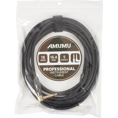Amumu P4-SA-5M Professional Instrument Cable Amumu P4-SA-5M Professional Instrument Cable