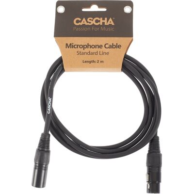 Cascha Standard Line Mic Cable Black 2m Cascha Standard Line Mic Cable Black 2m