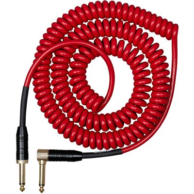 Cascha Advanced Line Guitar Cable Curly Red 6m Cascha Advanced Line Guitar Cable Curly Red 6m