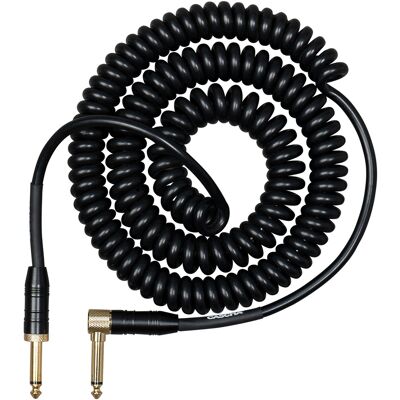 Cascha Advanced Line Guitar Cable Curly Black 6m Cascha Advanced Line Guitar Cable Curly Black 6m