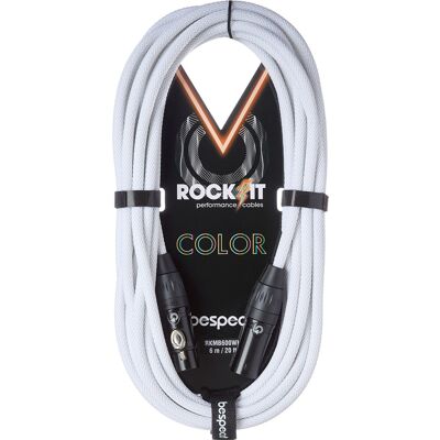 Bespeco Rockit Color White 10m XLR Bespeco Rockit Color White 10m XLR